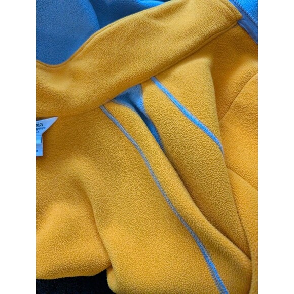 Columbia Fleece Layer Zip Up Jacket Orange Grey Skater Dadcore Normcore 90s XL - Picture 11 of 16